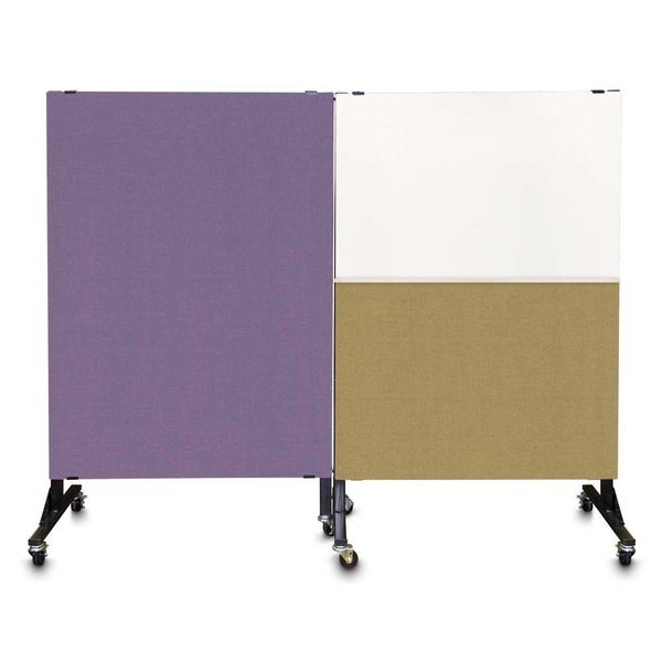Enclosed Corkboard, 3 Door, 96